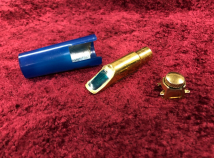 David Liebman 3-93 Gary Sugal Metal Gold Plated Mouthpiece for Soprano .060